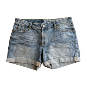 GAP Blue Boyfriend Denim Shorts